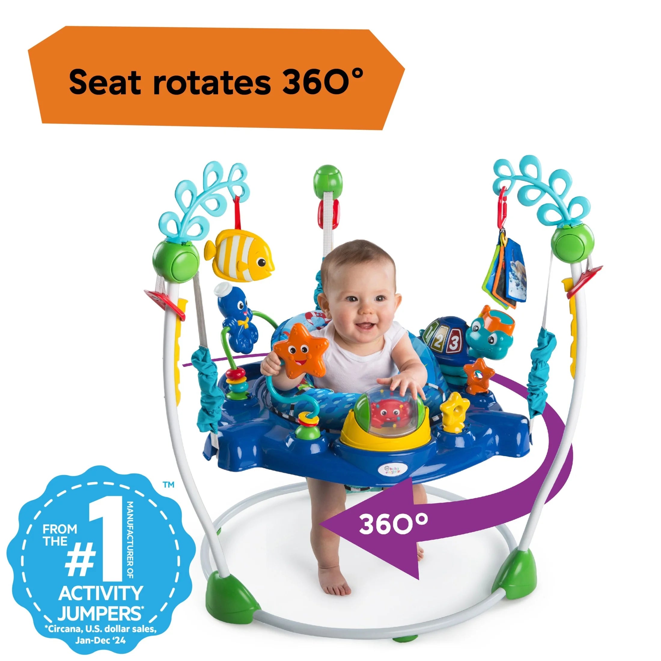 Neptune'S Ocean Discovery Activity Center Jumper, Ages 6 Months +